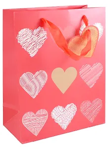 Пакет А4 32*26*12,5 "С любовью" жен., бум.мат.ламинат
