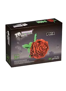3D Crystal Puzzle  Роза (44 детали) (9001)