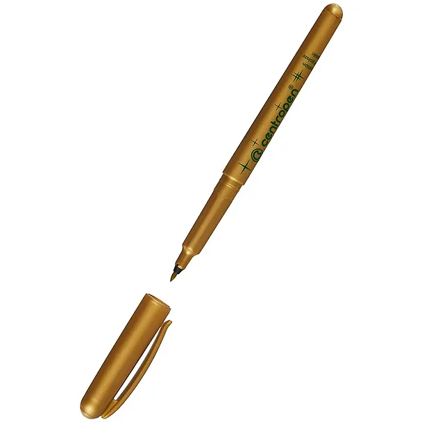 Маркер перманентный Centropen, Gold, золотистый 1 мм 261400 — 2