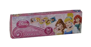 Домино пластмас. Disney Принцесса (3в1) (4690590060414) (180670) (Умка) (в кор. 100шт)