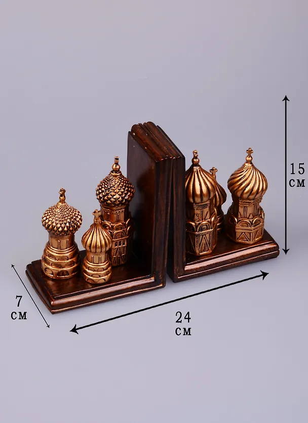 Подставка-ограничитель для книг Купола (25x8x15) (44407) 2577344 — 1