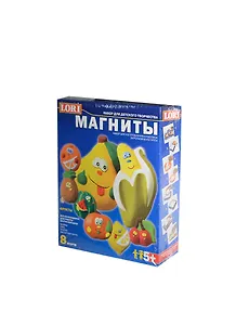 Набор для творчества Lori. Фигурки на магнитах «Фрукты»