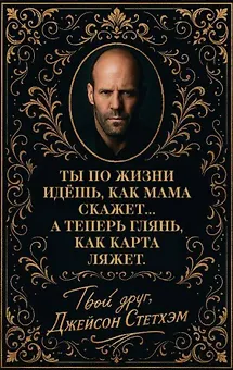 Метафорические карты от Джейсона Стетхэма. 40 карт-мудростей для укрепления пацанского духа