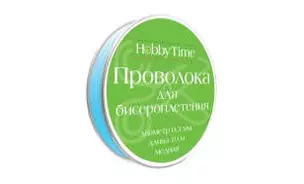 Набор для творчества Альт, Проволока для бисероплетения (медь) Голубая Ø 0,3мм, 10м — 330415 — 1