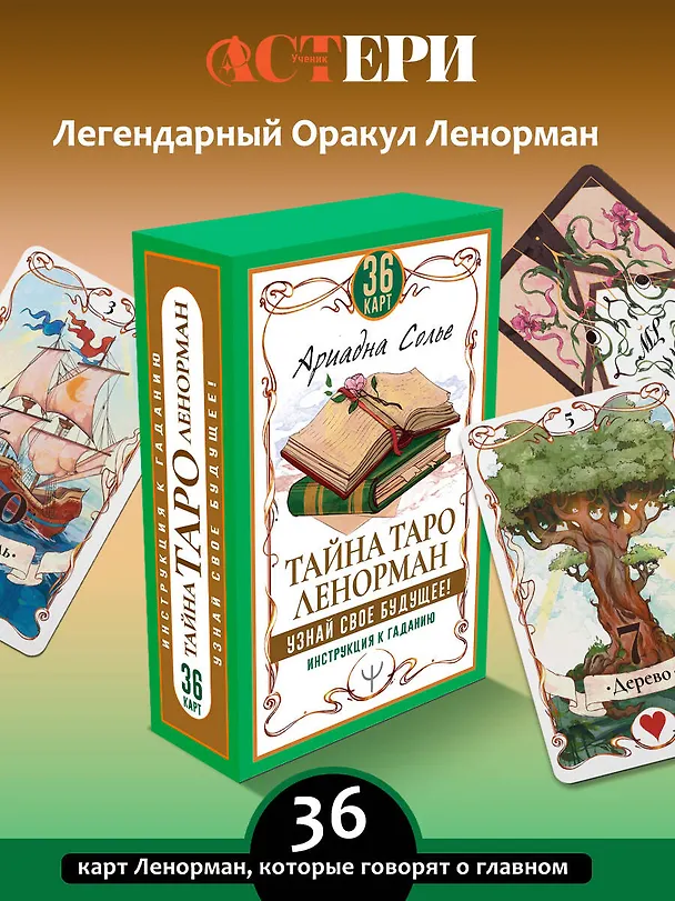 Книга Тайна Таро Ленорман. Узнай свое будущее! 36 карт. Инструкция к гаданию (Ариадна Солье) — 5
