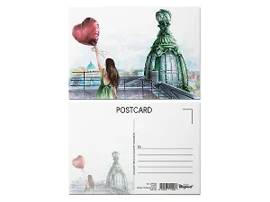 Почтовая открытка "На крыше Дома книги"