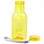 Сувенир, Бутылка BPA free цветная прозрачная с веревочкой для руки 350мл, h=17см, пластик 12-07664-8003 — 2572132 — 2