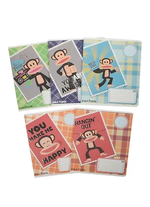 Тетрадь в клетку Academy Style, Paul Frank, 24 листа, в ассортименте 237423