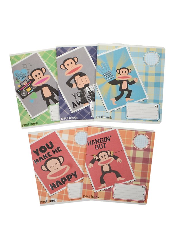 Тетрадь в клетку Academy Style «Paul Frank» в ассортименте, 24 листа 237423 — 1