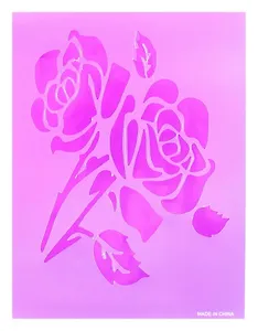 Трафарет Розы (770465) (29х21см) (упаковка)