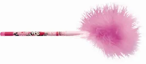 Ручка шариковая синяя "Miss Minnie" с пушком, Disney