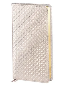 Записная книжка А6- 96л кл. "Clutch" золотая, иск.кожа, золот.срез, In Folio