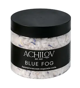 Морская соль с сухоцветами для ванны (Голубой Туман) (400г) (с-400/ном2)