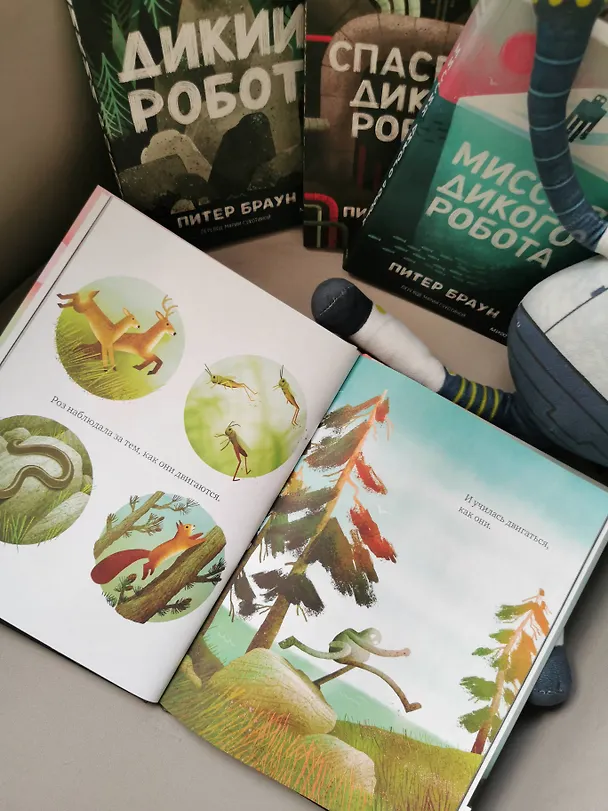 Книга Дикий робот на острове (Питер Браун) — 14