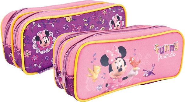 Пенал школьный 2отд. "Mickey Mouse Club House for girls" молния, ErichKrause 228379 — 1