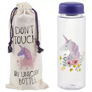 Бутылочка My Unicorn bottle с сумочкой (500 мл) — 2652788 — 1