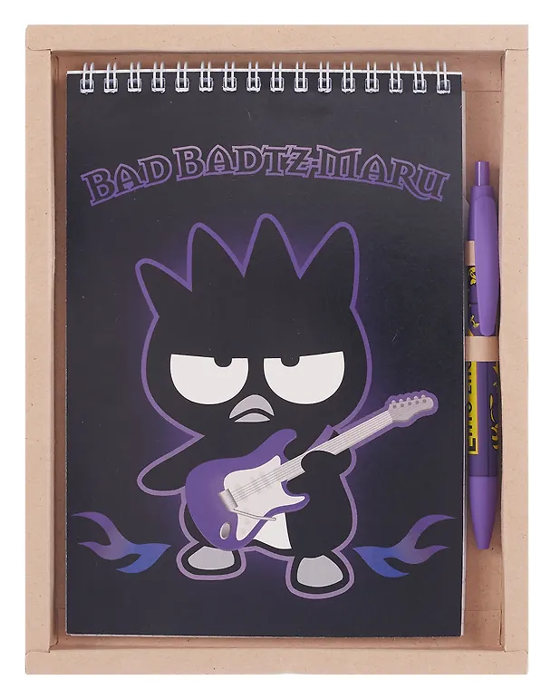 Набор канцелярский «Bad Badtz Maru» (ручка шариковая автоматическая, блокнот А5 60 листов), в подарочной упаковке, 2983999 — 2