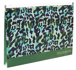 Папка для документов А4 (33*23,5см) Феникс+ Камуфляжная фактура, 1отд, пластик 46540 350984