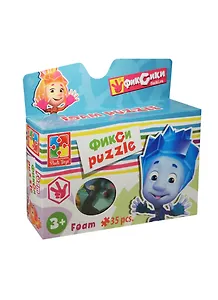 Пазлы мягкие, ТМ Vladi, А4 Фиксики в коробке