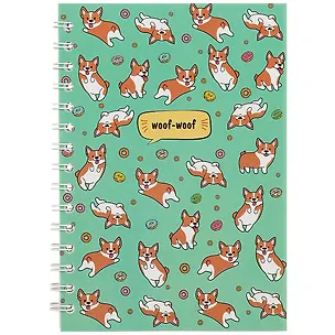 Тетрадь в клетку Hai Bin, "Корги", 80 листов 250748