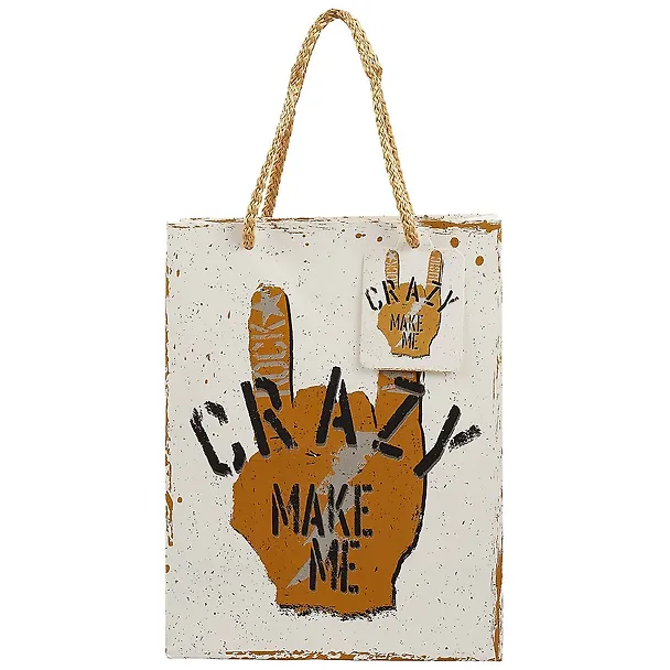 Подарочный пакет «Make me crazy», А5 245579 — 2