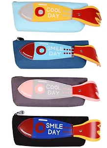 Пенал на молнии "Ракета с хвостом"