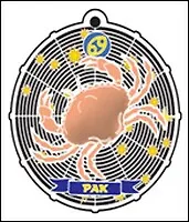 Закладка для книг Знак зодиака Рак (RBM-11) (Мир Бижу) 2343799 — 1