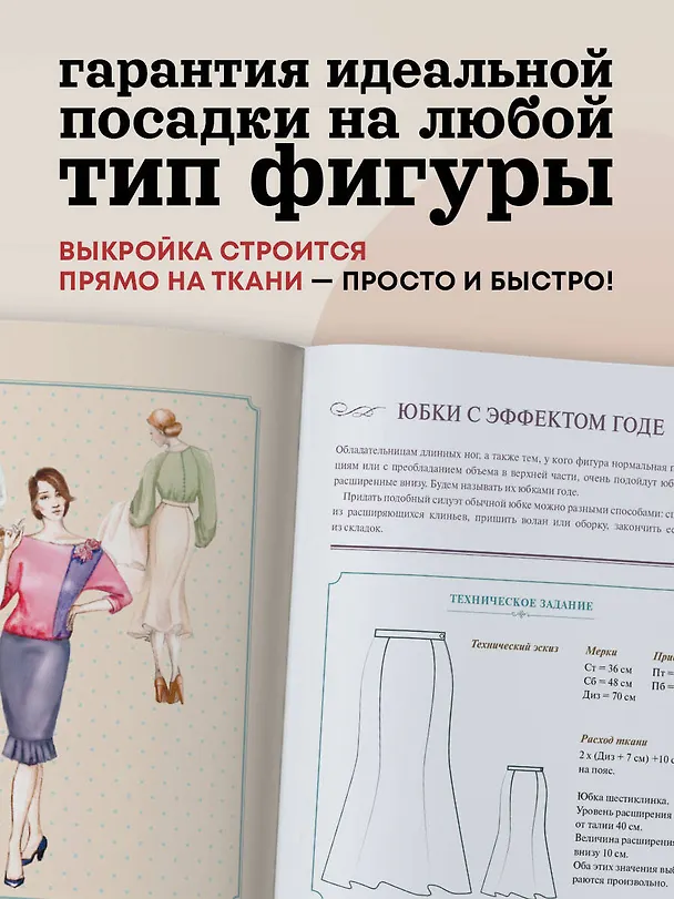 Книга Большой курс кройки и шитья. Безлекальный метод Галины Коломейко (Галина Коломейко) — 8
