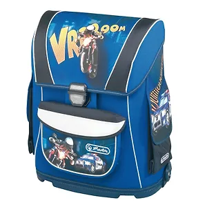 Ранец школьный "Midi Biker & Police" 38*32*22, 3отд., 3 кармана, уплотн.спинка, регул.лямки, Herlitz