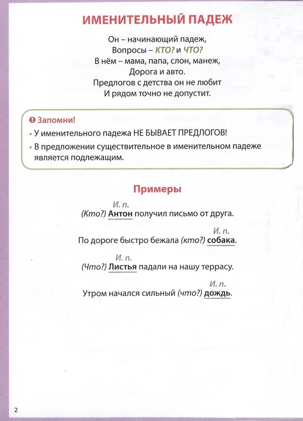 Книга Падежи. Шпаргалки школьника. 1-4 классы (Елена Володина) — 4