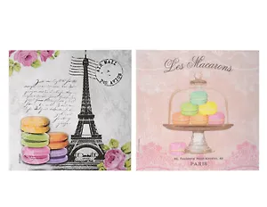 Набор для творчества,Салфетки для декупажа, Парижское печенье - 2 шт.
