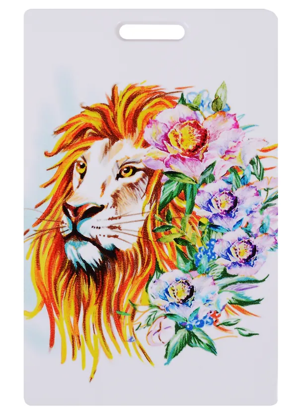 Чехол для карточек Аnimals in Flowers: Лев (ДК2017-123) 2614122 — 1