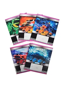 Тетрадь в линейку Unnika, "Скорость и драйв (авто)", 12 листов, в ассортименте