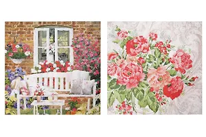 Салфетки для декупажа Цветочный балкон - 2 шт.
