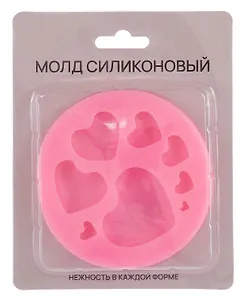 Силиконовый молд Сердечки