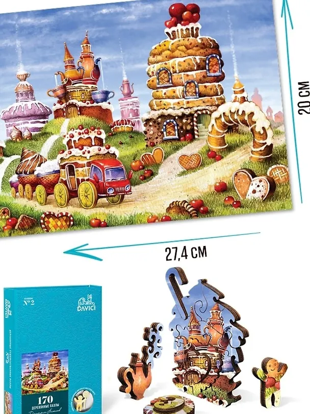 Пазл DaVICI Бисквитные горки 2874924 — 3