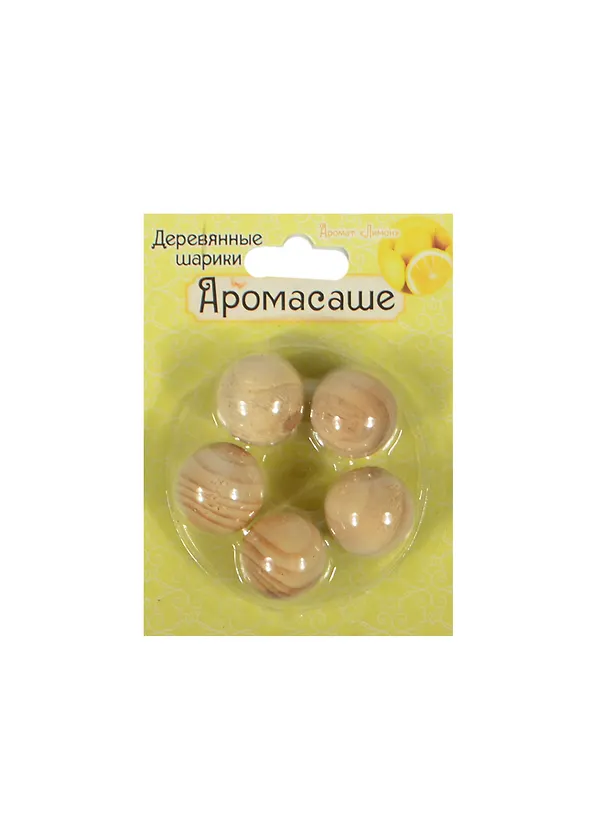 Аромашарики дерево 5 шт. лимон (1019691) 2462264 — 1
