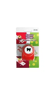 Фигурный дырокол Бантик (116007) (d=1см) (3х2,5х3) (блистер)