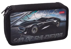 Пенал 2 отделения "Car of the future" 19*11 см