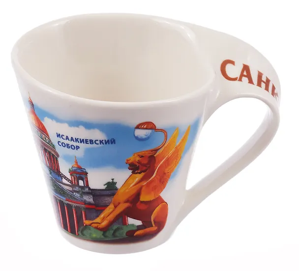МедВс  Кружка фигурная Санкт-Петербург коллаж М110 - 002 3033984 — 2