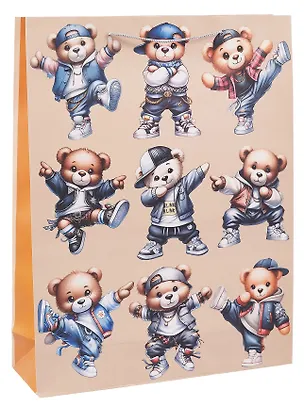 Пакет А3 42,5*33*10 "Мишки" дет., бум.мат.ламинат 3122642