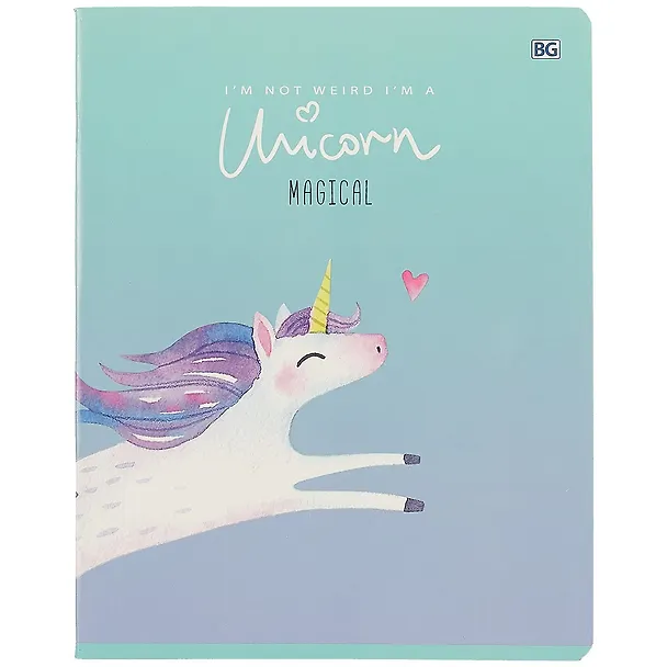 Тетрадь общая «My unicorn», 48 листов в клетку, А5, в ассортименте - BG 253355 — 1