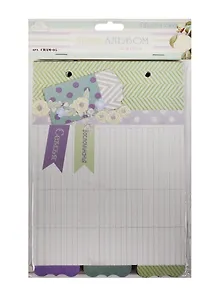 Мини-альбом Мелодия весны (CHAM-05) (15,2х20,3см) (6л./картон+2 кольца) (Рукоделие) (упаковка)