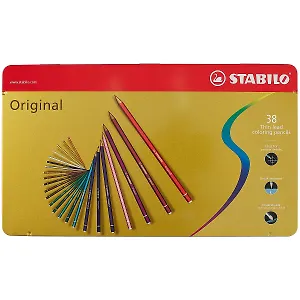 Цветные карандаши «Original», Stabilo, 38 цветов