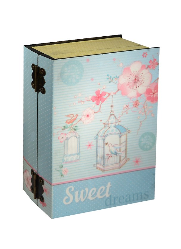 Шкатулка-книга с замком МДФ Клетка (19,5*14,7*6,3) (40154) 2500922 — 1