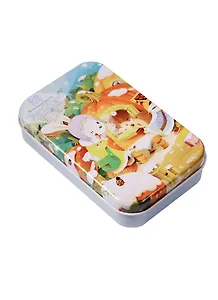 Пазлы картонные в жестянной коробке, 60 деталей, кролик с тыквой (15-02203-6)