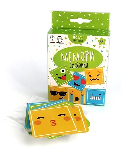 Мемо «Смайлики», Muravey Games 346463 — 1