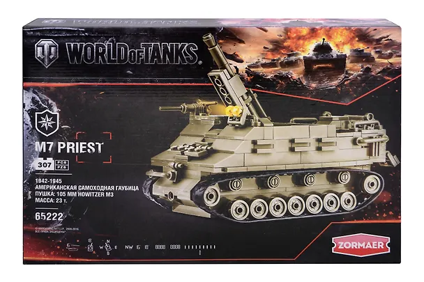 Конструктор World of Tanks М7 Priest 307 дет 331284 — 1