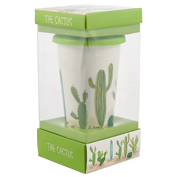 Стакан керамический The Cactus (ПВХ бокс) (ТС2017-18) 2590711 — 3