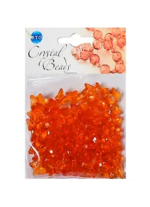 Набор бусин Кристальная игра Бабочки оранжевые (CRP104) (упаковка)